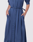 Rosalie Dress (Navy) - Dress - Yakira Bella