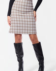 Roselle Skirt (Grey Plaid) - Skirt - Yakira Bella