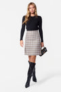 Roselle Skirt (Grey Plaid) - Skirt - Yakira Bella