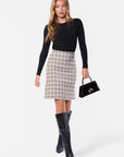 Roselle Skirt (Grey Plaid) - Skirt - Yakira Bella