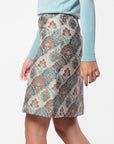 Roselle Skirt (Mint/Brown) - Skirt - Yakira Bella