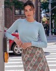 Roselle Skirt (Mint/Brown) - Skirt - Yakira Bella