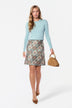 Roselle Skirt (Mint/Brown)
