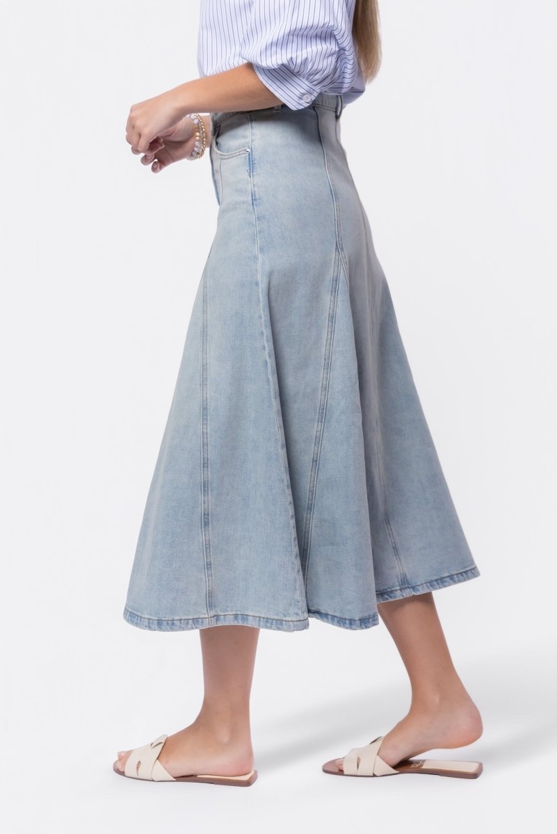 Rosie Skirt (Blue) - Skirt - Yakira Bella