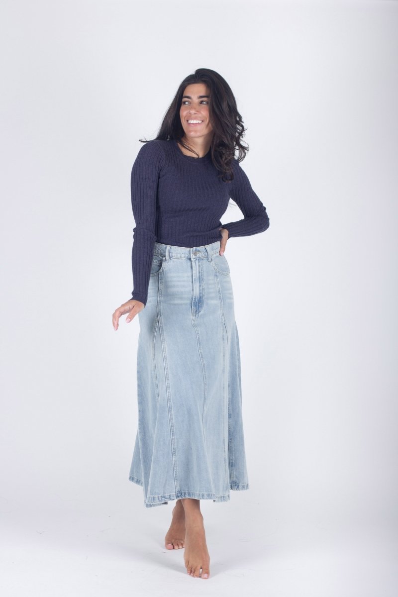 ROSIE SKIRT (BLUE) - Skirt - Yakira Bella