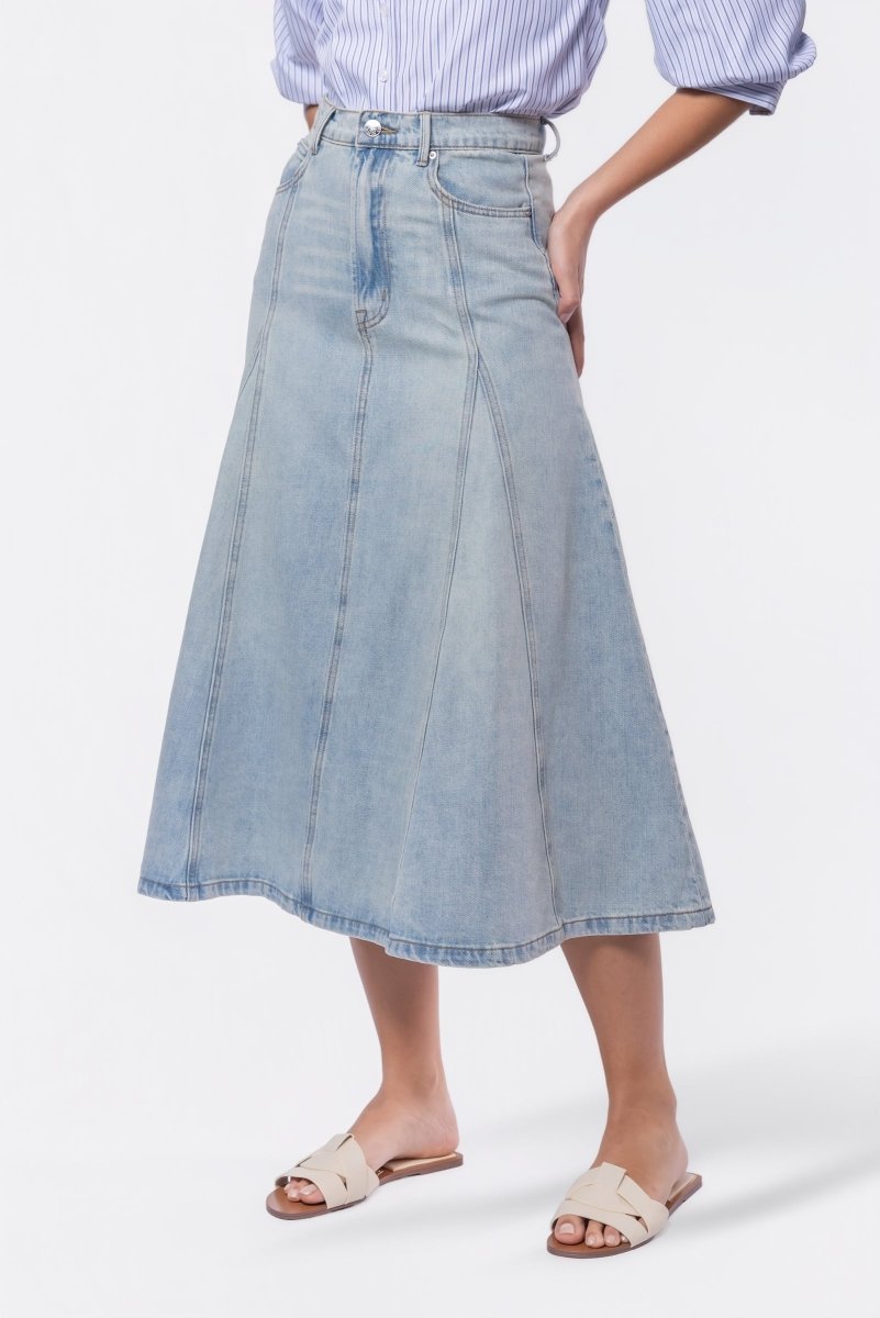 Rosie Skirt (Blue) - Skirt - Yakira Bella