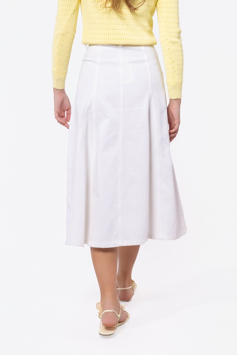 Rosie Skirt (White) - Skirt - Yakira Bella