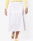 Rosie Skirt (White) - Skirt - Yakira Bella