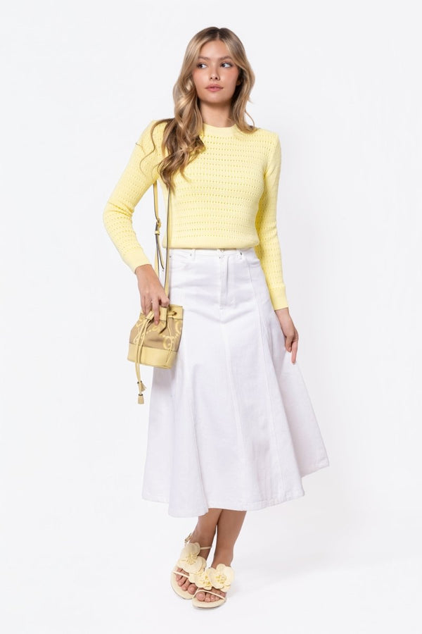 Rosie Skirt (White) - Skirt - Yakira Bella