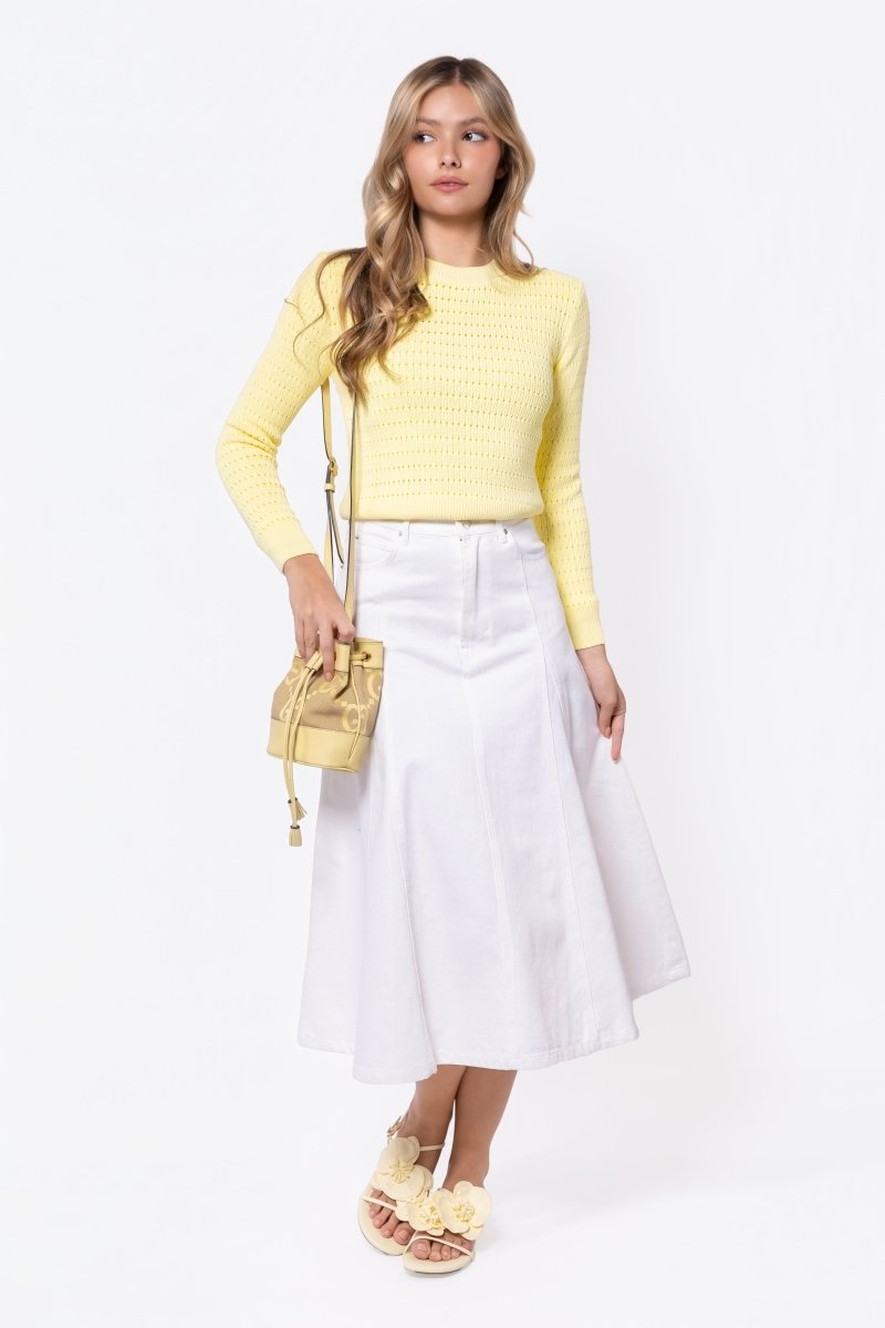 Rosie Skirt (White) - Skirt - Yakira Bella