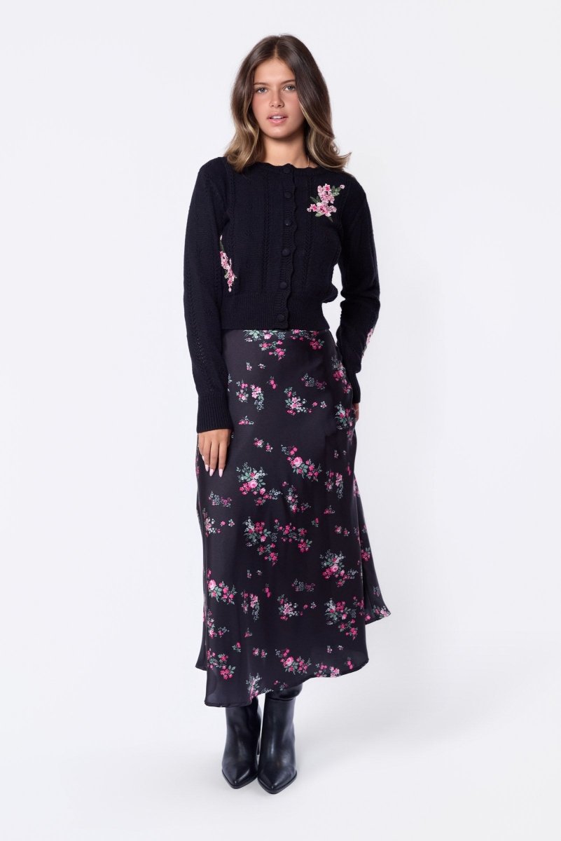Rossi Cardigan (Black) - Top - Yakira Bella