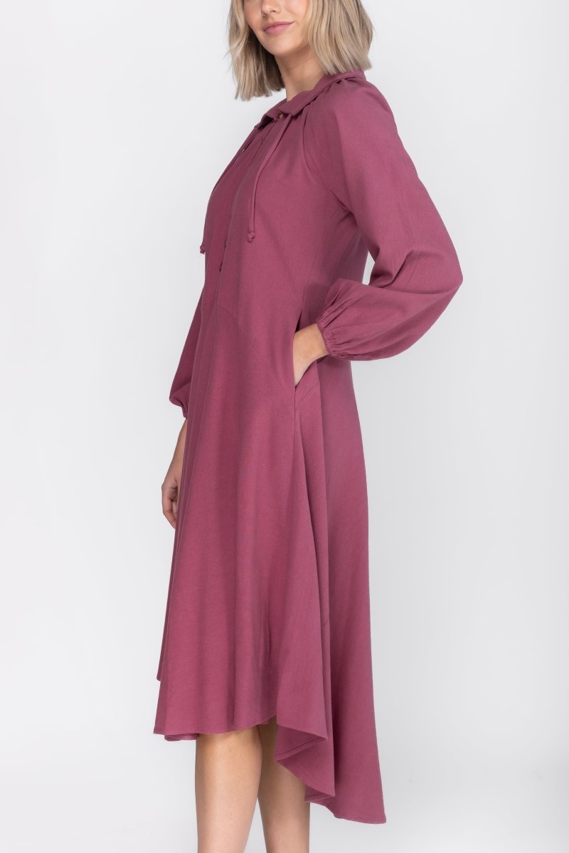 RUBY DRESS (RASPBERRY) - Dress - Yakira Bella