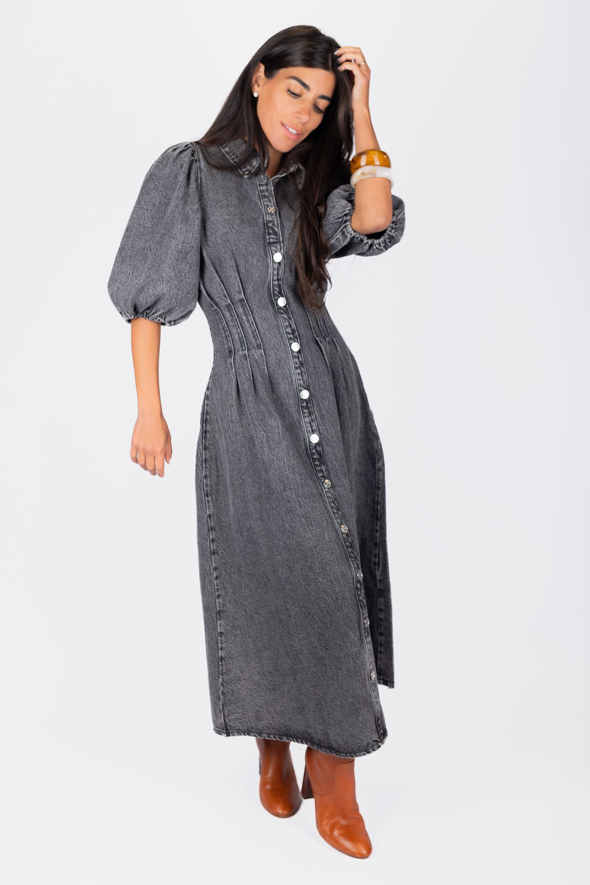 Ruth Dress (Black) - Dress - Yakira Bella