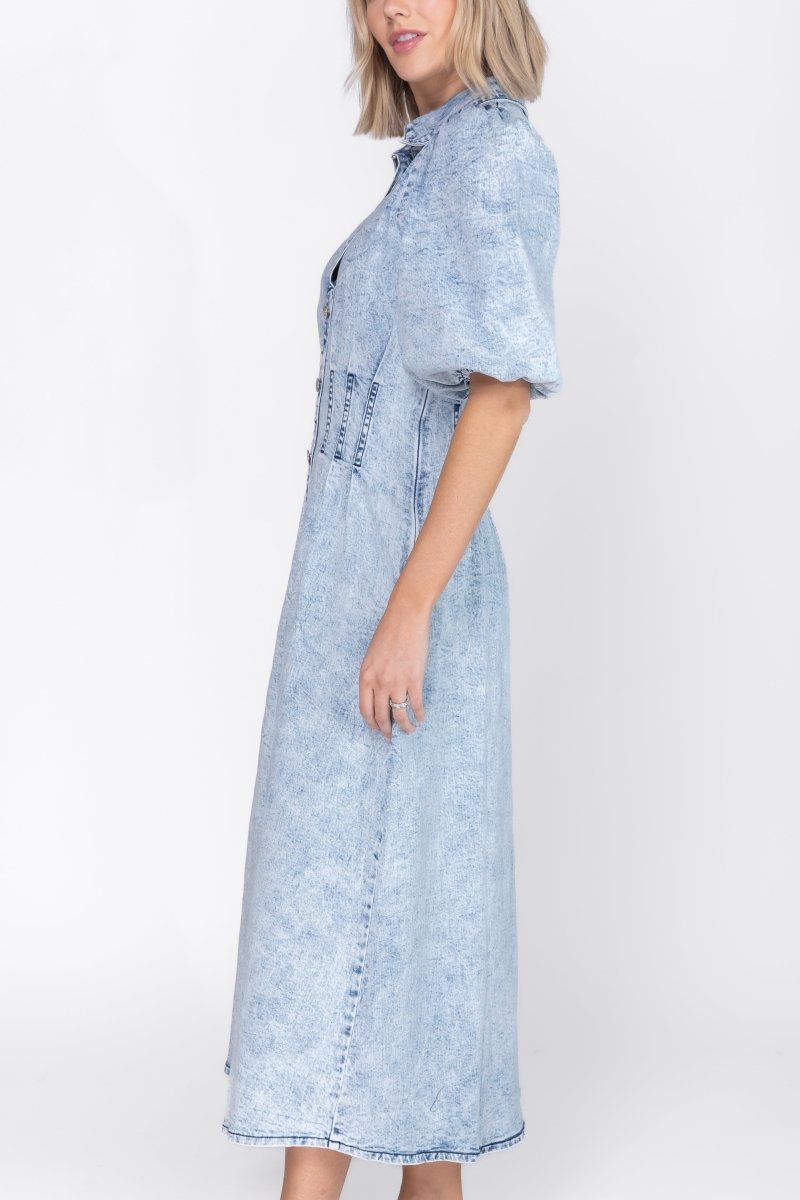 RUTH DRESS (BLUE) - Dress - Yakira Bella