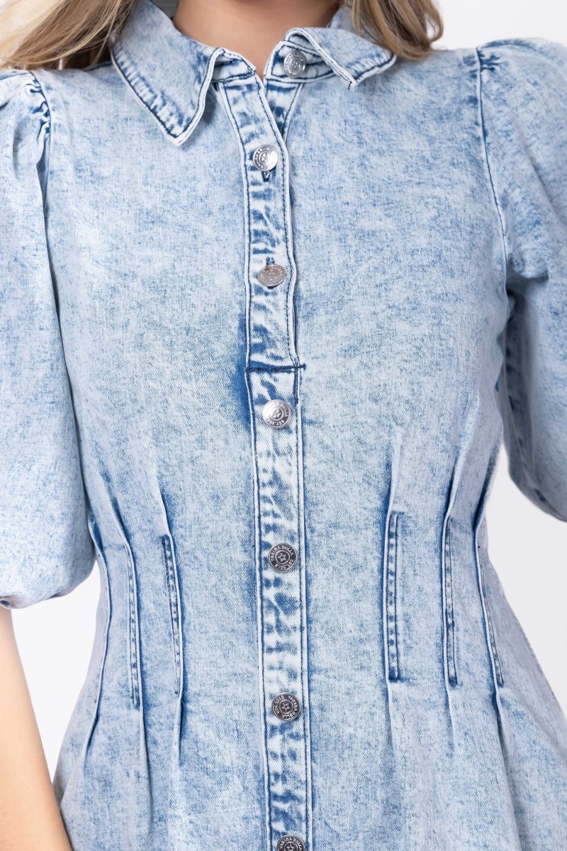 Ruth Dress (Blue) - Dress - Yakira Bella