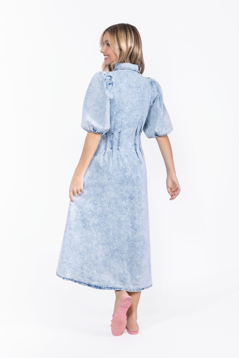 Ruth Dress (Blue) - Dress - Yakira Bella