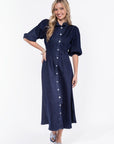 Ruth Dress (Navy) - Dress - Yakira Bella