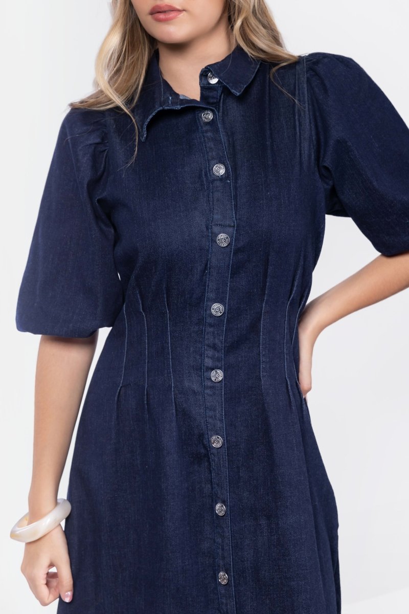 Ruth Dress (Navy) - Dress - Yakira Bella