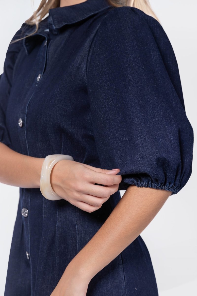 Ruth Dress (Navy) - Dress - Yakira Bella