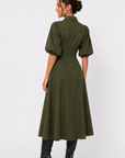 Ruth Dress (Olive Green) - Dress - Yakira Bella