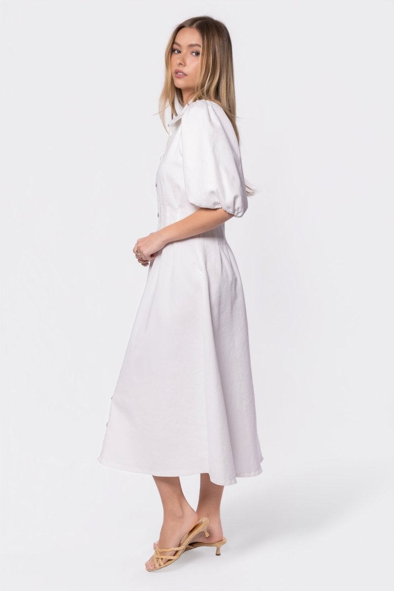 Ruth Dress (White) - Dress - Yakira Bella