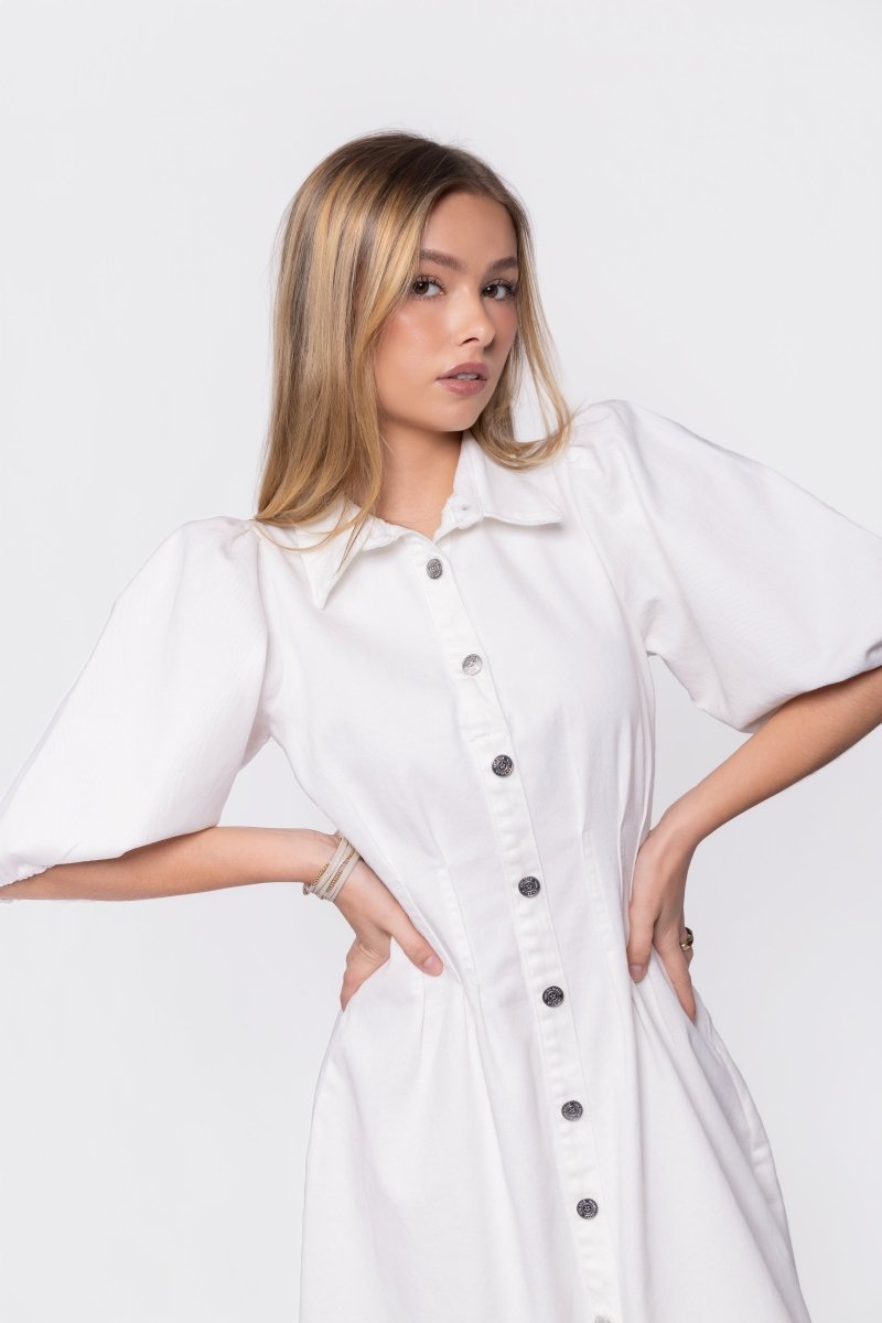 Ruth Dress (White) - Dress - Yakira Bella
