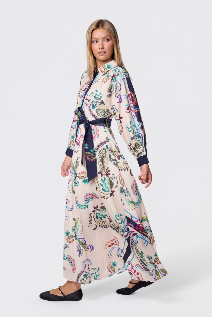Sandra Dress (Ivory Ground) - Dress - Yakira Bella