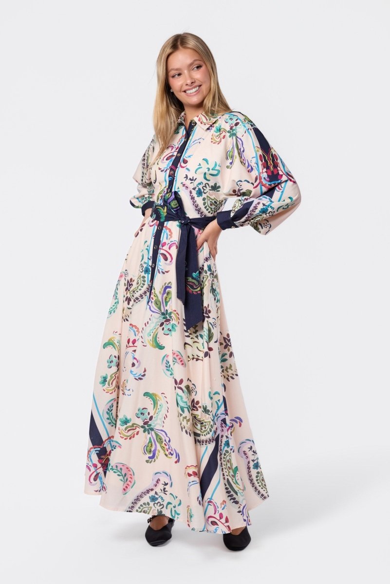 Sandra Dress (Ivory Ground) - Dress - Yakira Bella