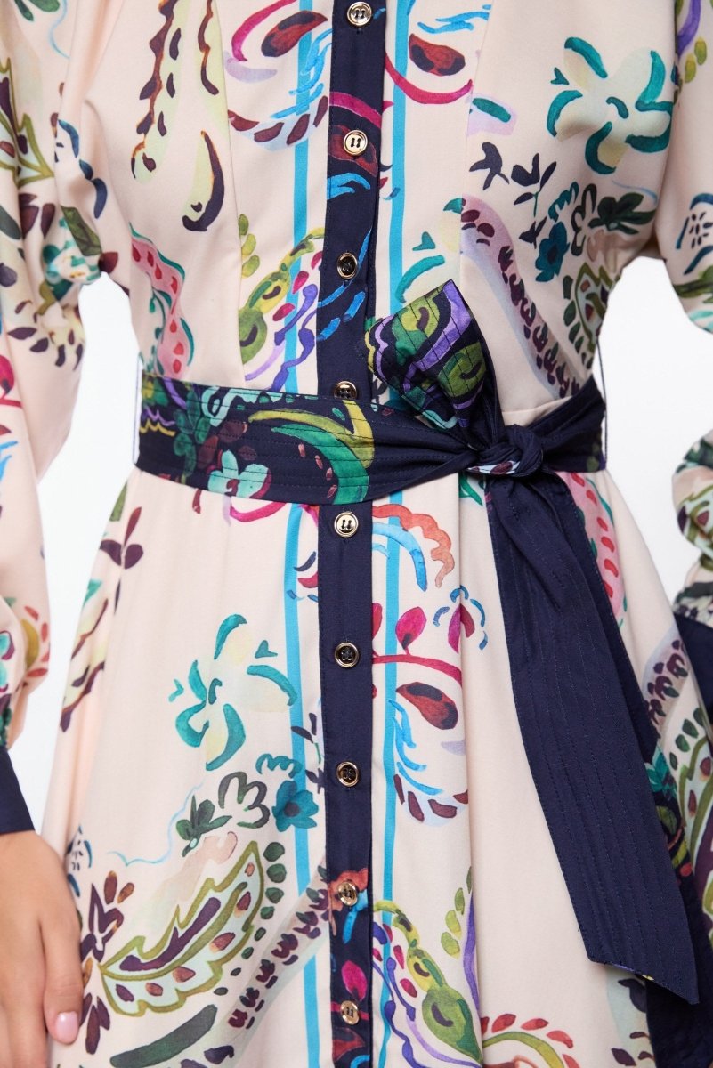 Sandra Dress (Ivory Ground) - Dress - Yakira Bella