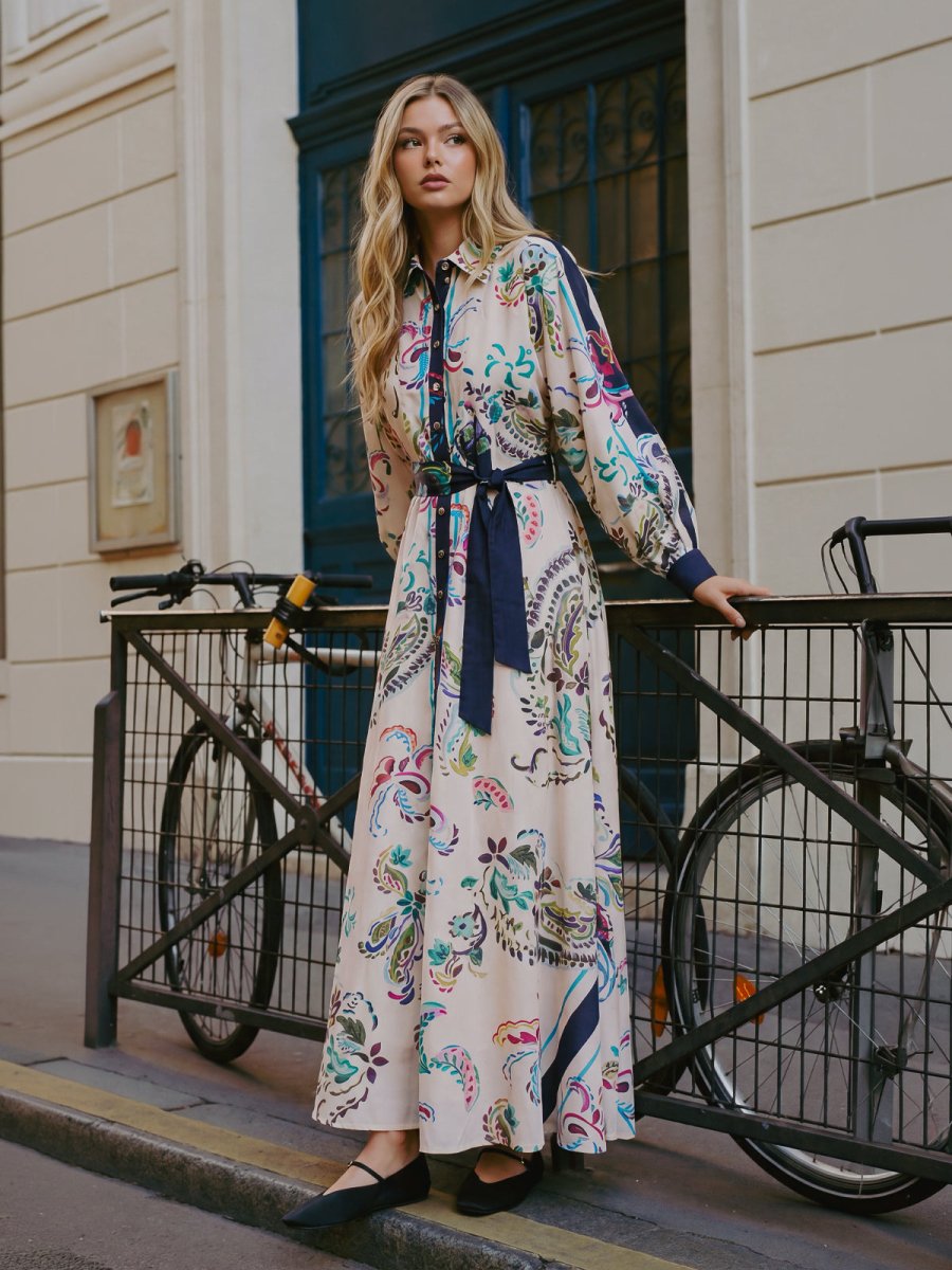 Sandra Dress (Ivory Ground) - Dress - Yakira Bella