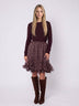 Sandy Skirt 23" (Burgundy Pattern)