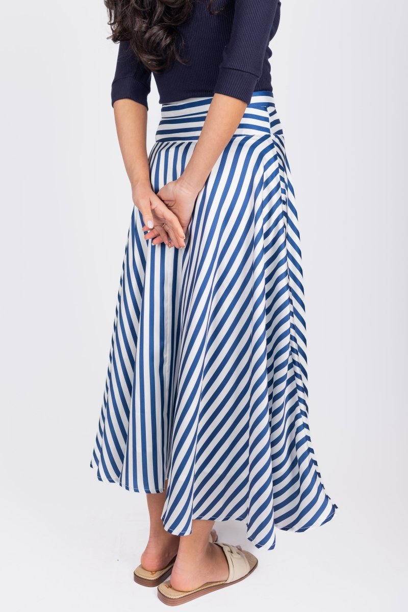 SANDY SKIRT (BLUE STRIPE) - Skirt - Yakira Bella