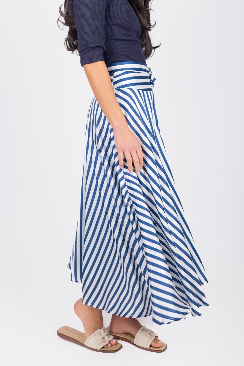 SANDY SKIRT (BLUE STRIPE) - Skirt - Yakira Bella