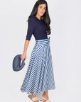 SANDY SKIRT (BLUE STRIPE) - Skirt - Yakira Bella