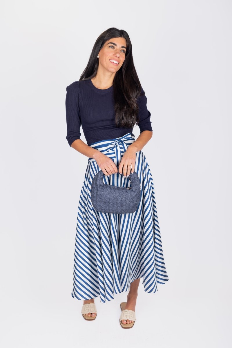 SANDY SKIRT (BLUE STRIPE) - Skirt - Yakira Bella