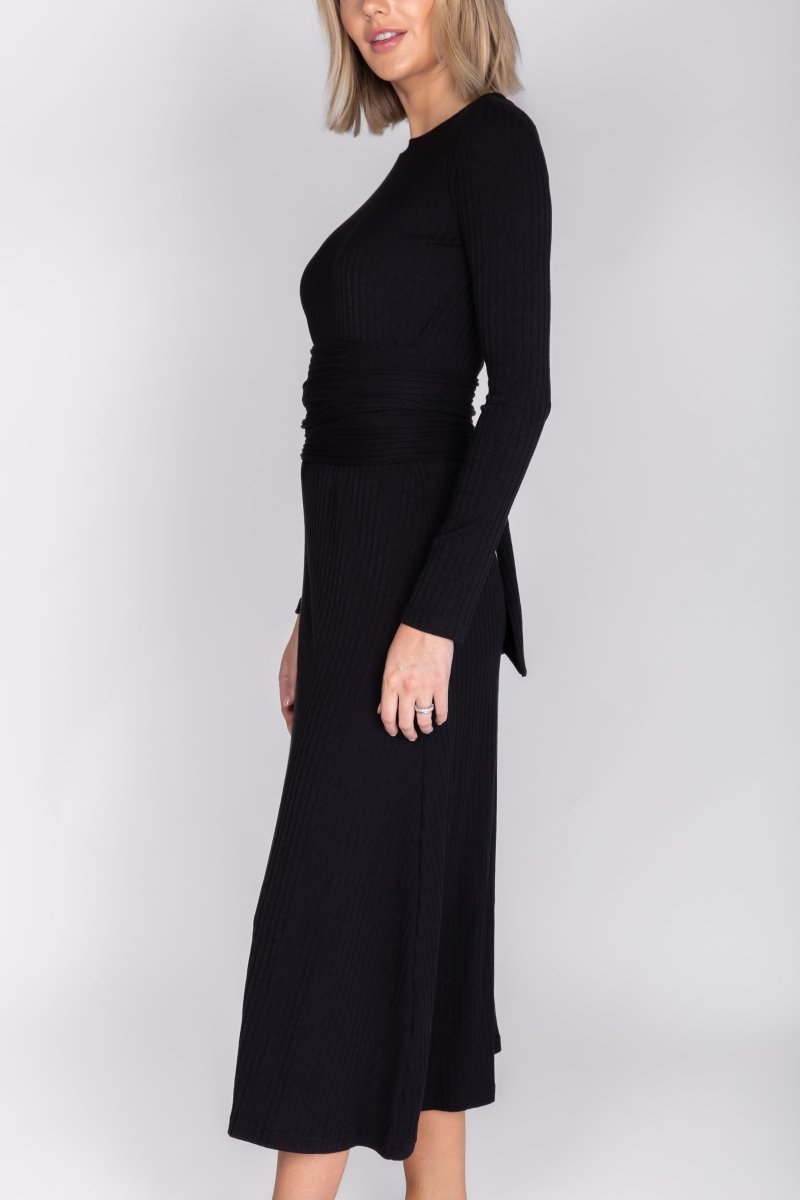 SARAH DRESS (BLACK) - Dress - Yakira Bella