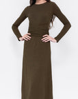 SARAH DRESS (OLIVE) - Dress - Yakira Bella