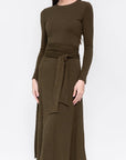 SARAH DRESS (OLIVE) - Dress - Yakira Bella