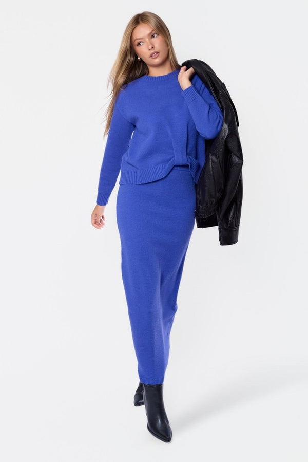 Sari Skirt (Blue) - Skirt - Yakira Bella