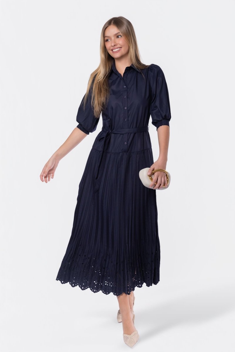Selah Dress (Navy) - Dress - Yakira Bella