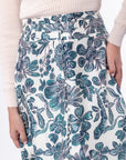 Selena Skirt (Green Pattern) - Skirt - Yakira Bella