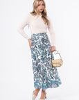 Selena Skirt (Green Pattern) - Skirt - Yakira Bella