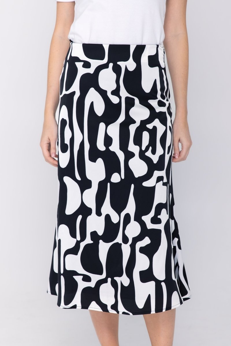 SERENA SKIRT (BLACK/WHITE) - Skirt - Yakira Bella