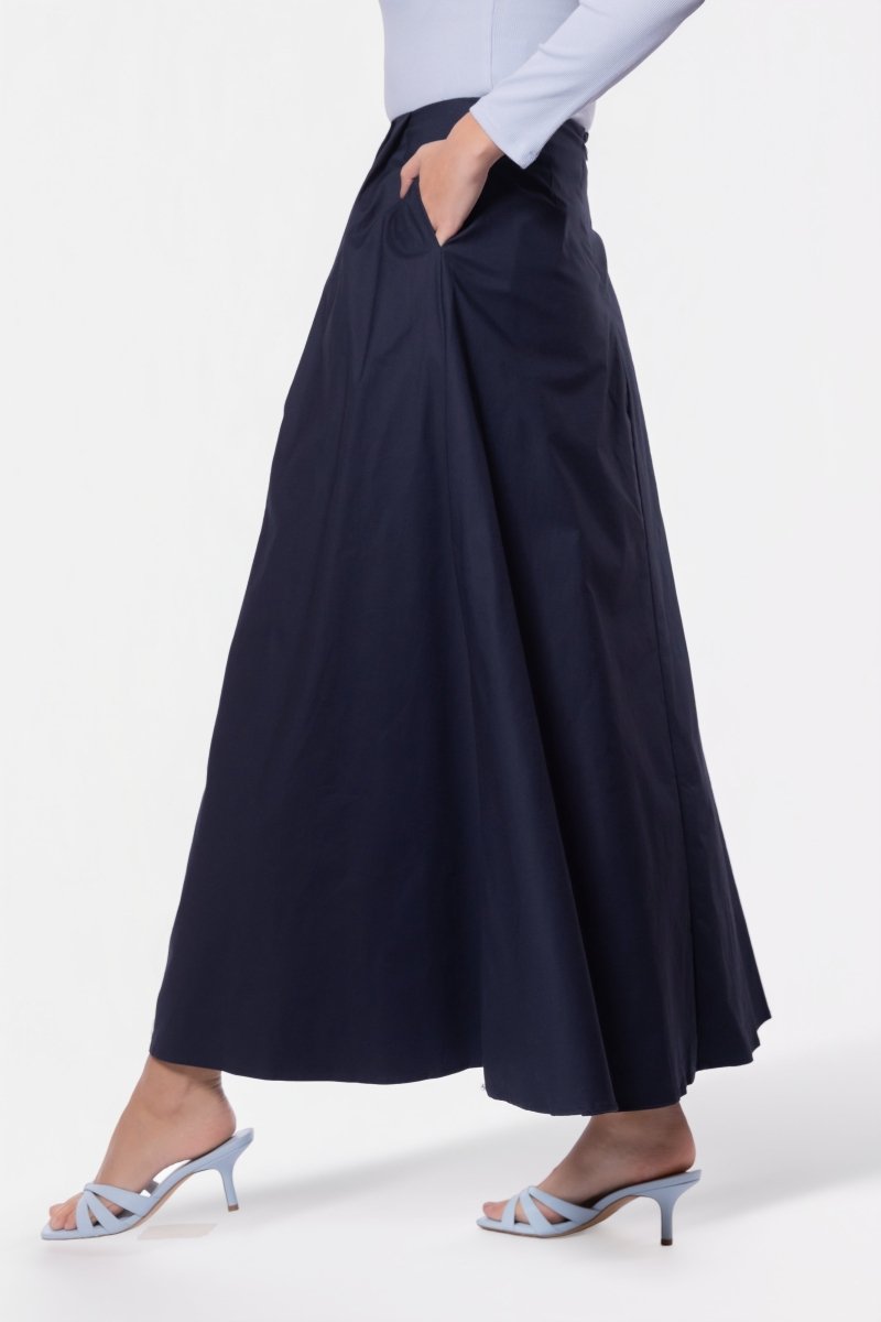 Serin Skirt (Navy) - Skirt - Yakira Bella