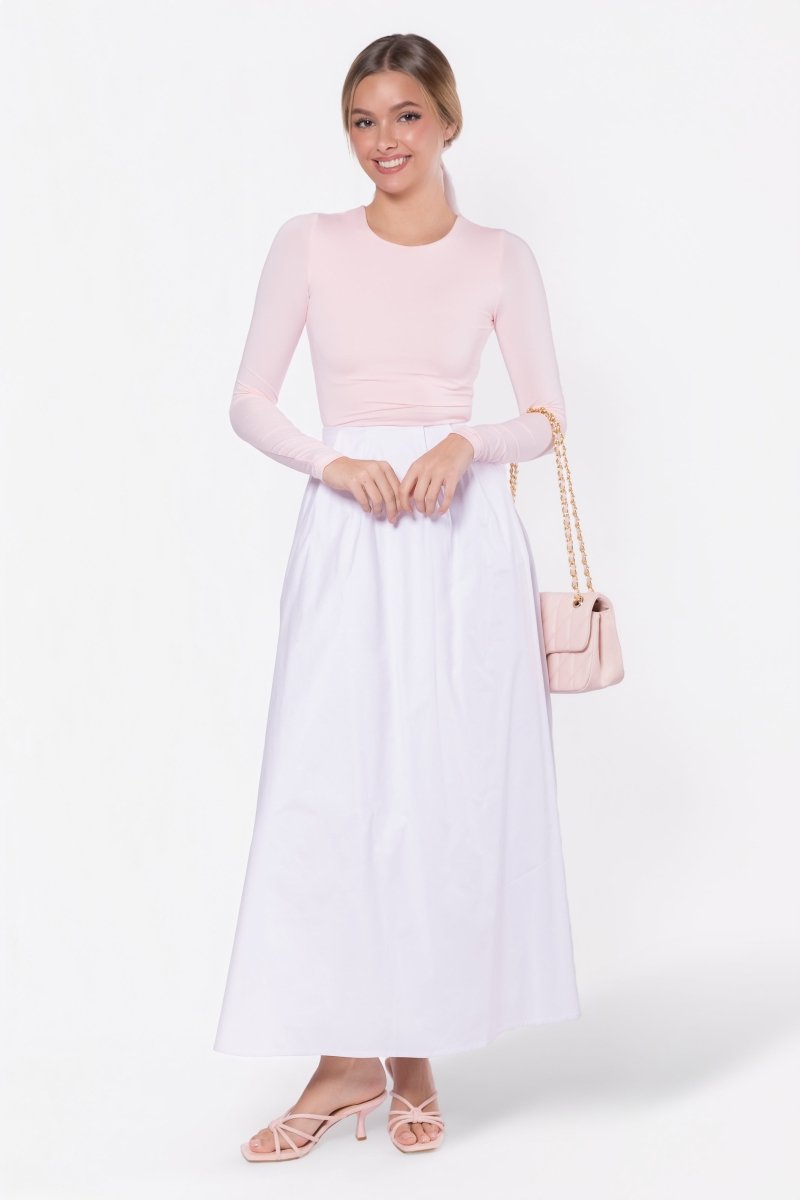 Serin Skirt (White) - Skirt - Yakira Bella