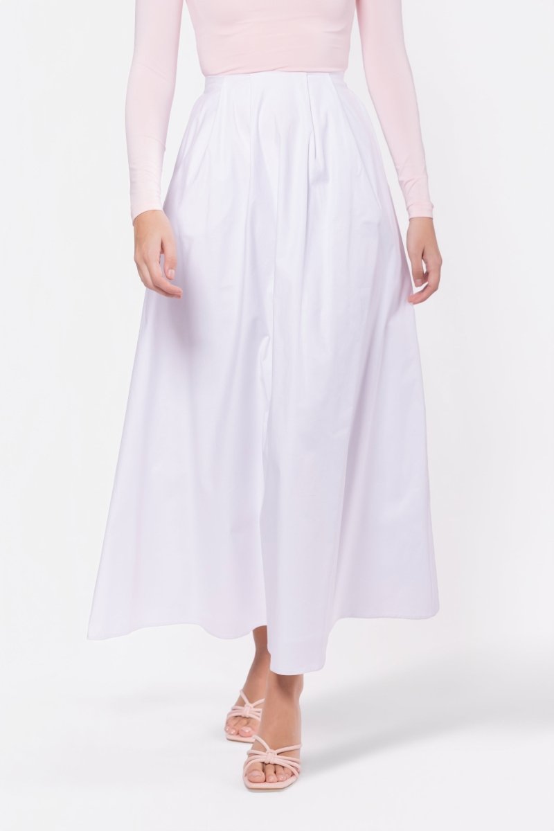 Serin Skirt (White) - Skirt - Yakira Bella