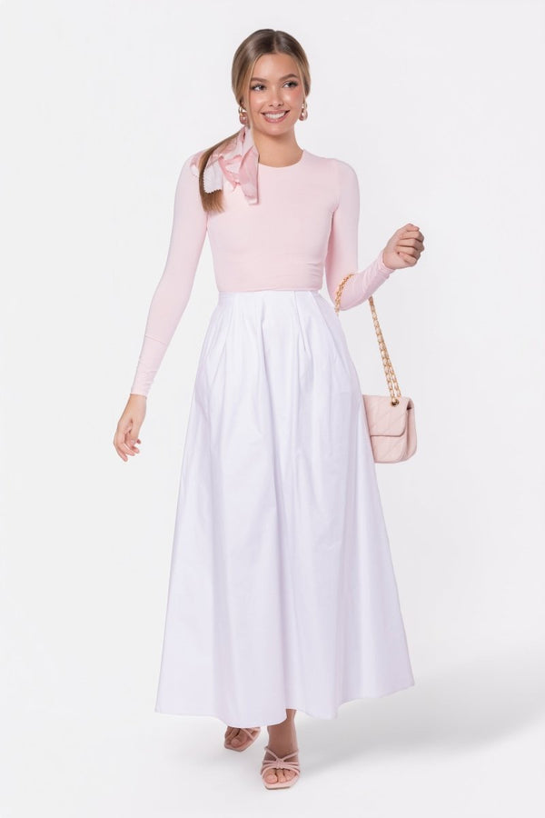 Serin Skirt (White) - Skirt - Yakira Bella