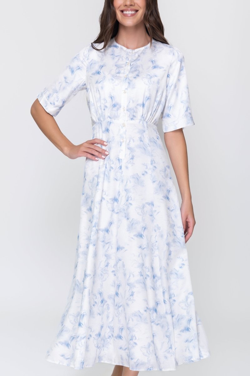 SHANA DRESS (BLUE) - Dress - Yakira Bella