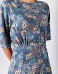 Shana Dress (Blue Pattern) - Dress - Yakira Bella