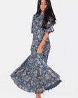Shana Dress (Blue Pattern) - Dress - Yakira Bella